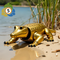 Golden Crocodile Robot EA