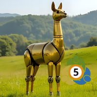 Golden Alpaca Robot EA