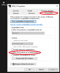 Right-click MT5 shortcut → Properties → Compatibility tab → Check Run this program as administrator